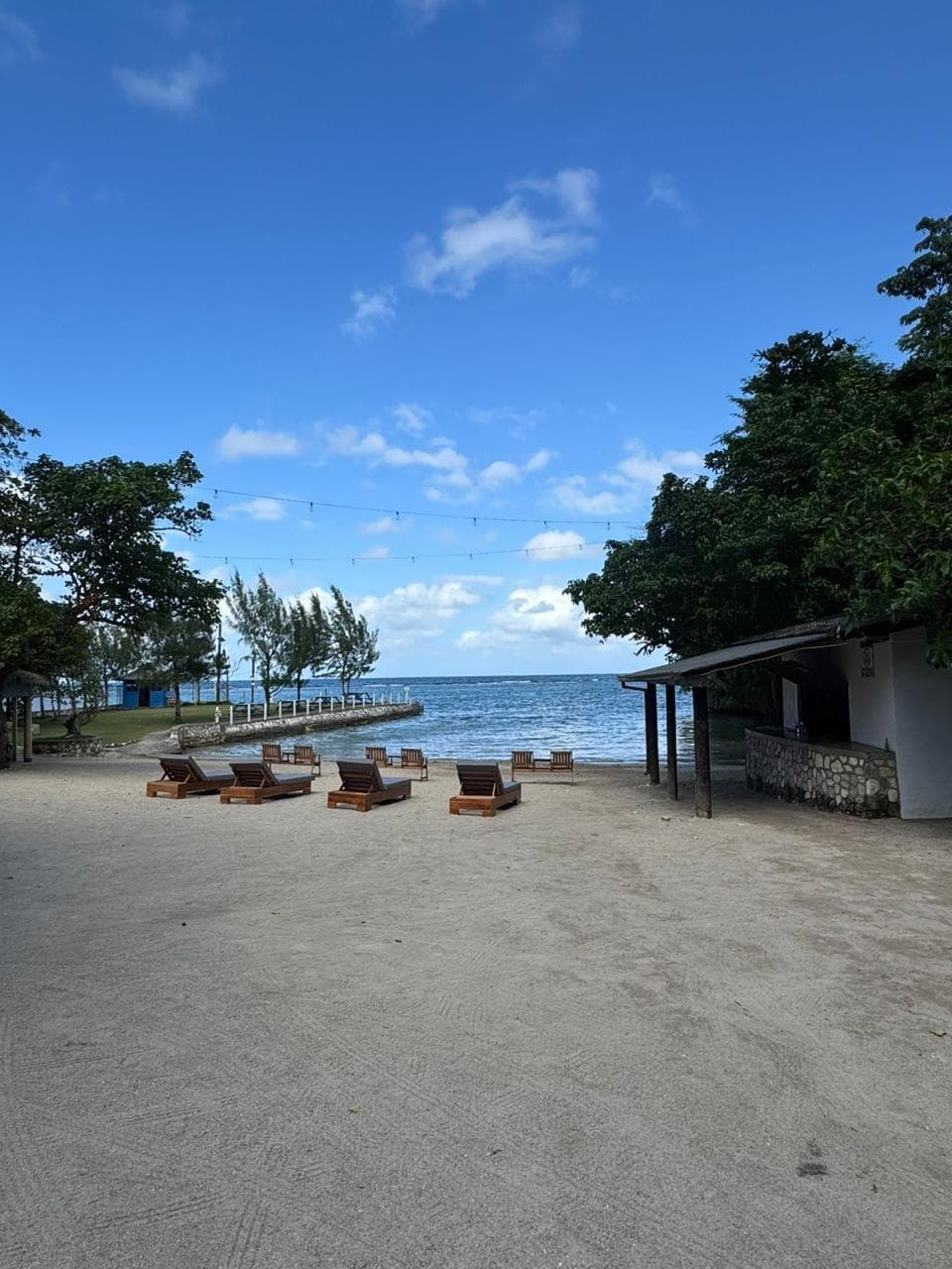 Beach club lounge at Eastbeach JA